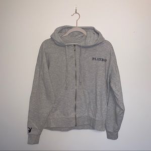 Playboy By PacSun Full Zip Hoodie Size Small